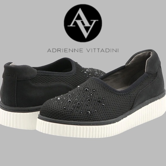 Adrienne Vittadini Shoes - ADRIENNE VITTADINI- Nance Mesh Slip on Sneakers, NEW